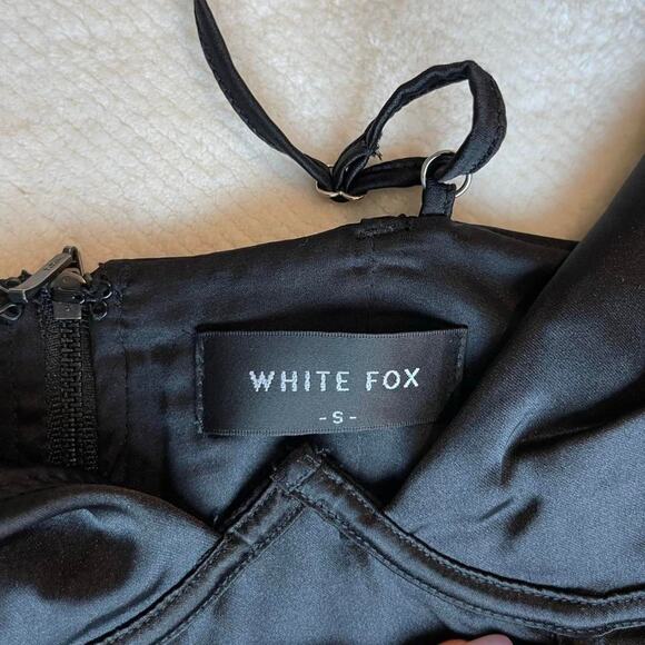 White fox black bustier crop - Picture 2 of 3